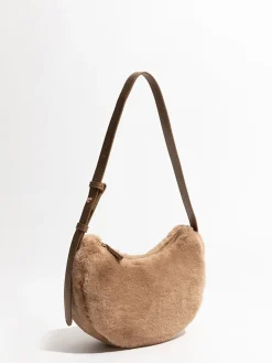 COMMENSE Adjustable Strap Fuzzy Armpit Bag* Bags|Accessories