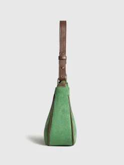 COMMENSE Adjustable Strap Rhombic-Pattern Crescent Bag* Bags|Accessories