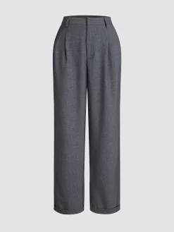 COMMENSE Airstream Straight Leg Dress Pants* Wide Leg|Pants