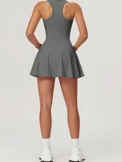 COMMENSE Anti-Exposure Active Dress* White Dresses|Black Dresses