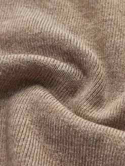 COMMENSE Asymmetric Patchwork Long Sleeve Mock Neck Knit Top* Sweater Tops|Sweaters & Cardigans