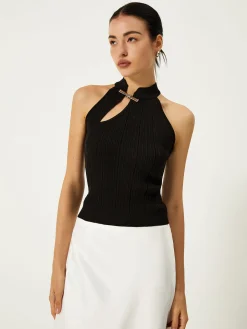 COMMENSE Asymmetrical Button Sweater Vest* Sweater Vests|Sweaters & Cardigans