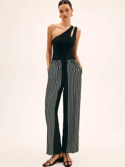 COMMENSE Asymmetrical Cutout One Piece Swimsuit* Swimwear|Tops