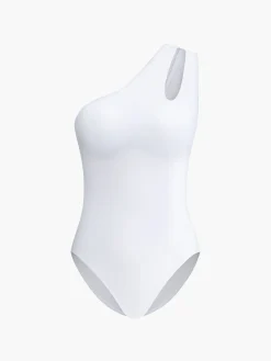 COMMENSE Asymmetrical Cutout One Piece Swimsuit* Swimwear|Tops
