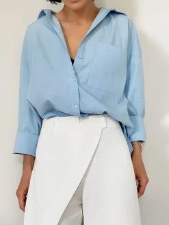 COMMENSE Asymmetrical High Waist Wide-Leg Pants* Pants|Bottoms