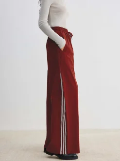 COMMENSE Athleisure Side Pinstripe Drawstring Pants* Pants|Bottoms