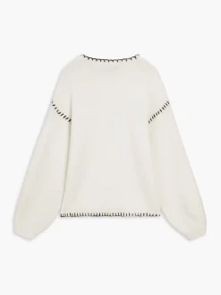 COMMENSE Baby Blue Pullover Sweater* Sweater Tops|Sweaters & Cardigans