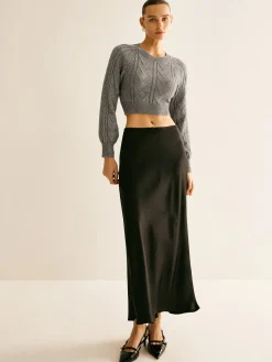COMMENSE Backless Crop Tie Sweater* Knitwear|Tops