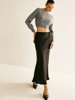 COMMENSE Backless Crop Tie Sweater* Knitwear|Tops