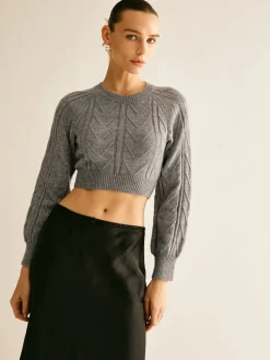 COMMENSE Backless Crop Tie Sweater* Knitwear|Tops