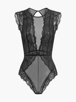 COMMENSE Backless Lace Bodysuit* Bodysuits|Matching Sets
