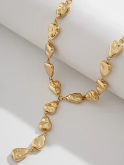 COMMENSE Baroque Beaded Y-Shape Pendant Necklace* Necklaces|Accessories