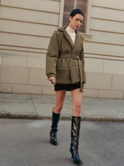 COMMENSE Belted Lapel Cozy Winter Coat* Outerwear|Coats