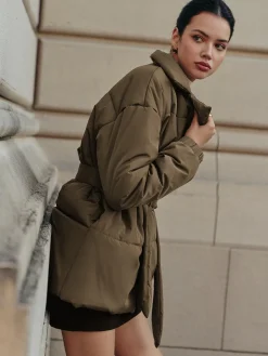 COMMENSE Belted Lapel Cozy Winter Coat* Outerwear|Coats
