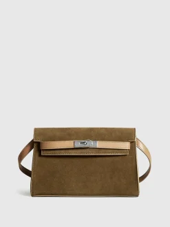 COMMENSE Belted-Decor Flap Shoulder Bag* Bags|Accessories