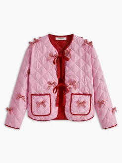 COMMENSE Boheme Bow Decor Jacket* Outerwear|Tops
