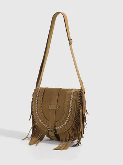 COMMENSE Boheme Buckle Flap Tassel Bag* Bags|Accessories