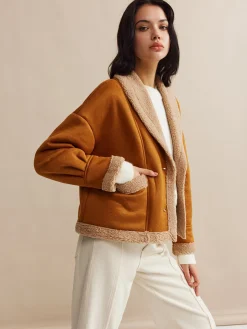 COMMENSE Boheme Minky Lined Suede Jacket* Outerwear|Jackets