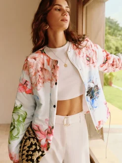 COMMENSE Boheme Printed Breasted Jacket* Outerwear|Jackets
