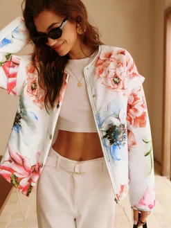 COMMENSE Boheme Printed Breasted Jacket* Outerwear|Jackets