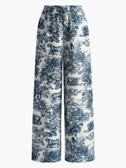COMMENSE Boheme Printed Elastic Waist Pants* Pants