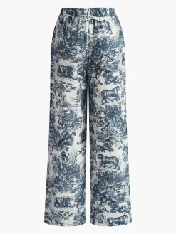 COMMENSE Boheme Printed Elastic Waist Pants* Pants