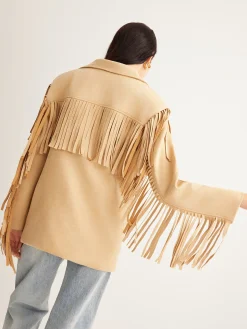 COMMENSE Boheme Tassel Suede Blazer* Outerwear|Blazers