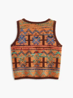 COMMENSE Boheme V-Neck Sweater Vest* Sweater Vests|Sweaters & Cardigans