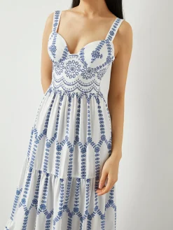 COMMENSE Boho Printed Flowy Tank Long Dress* Vacation Dresses|Summer Dresses