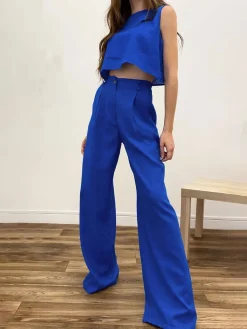 COMMENSE Boho Two Piece Pants Set* Pants Sets|Matching Sets