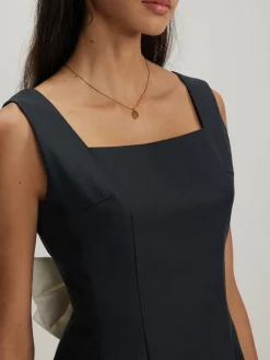 COMMENSE Bow Backless Tank Dress* Cocktail & Party Dresses|Summer Dresses