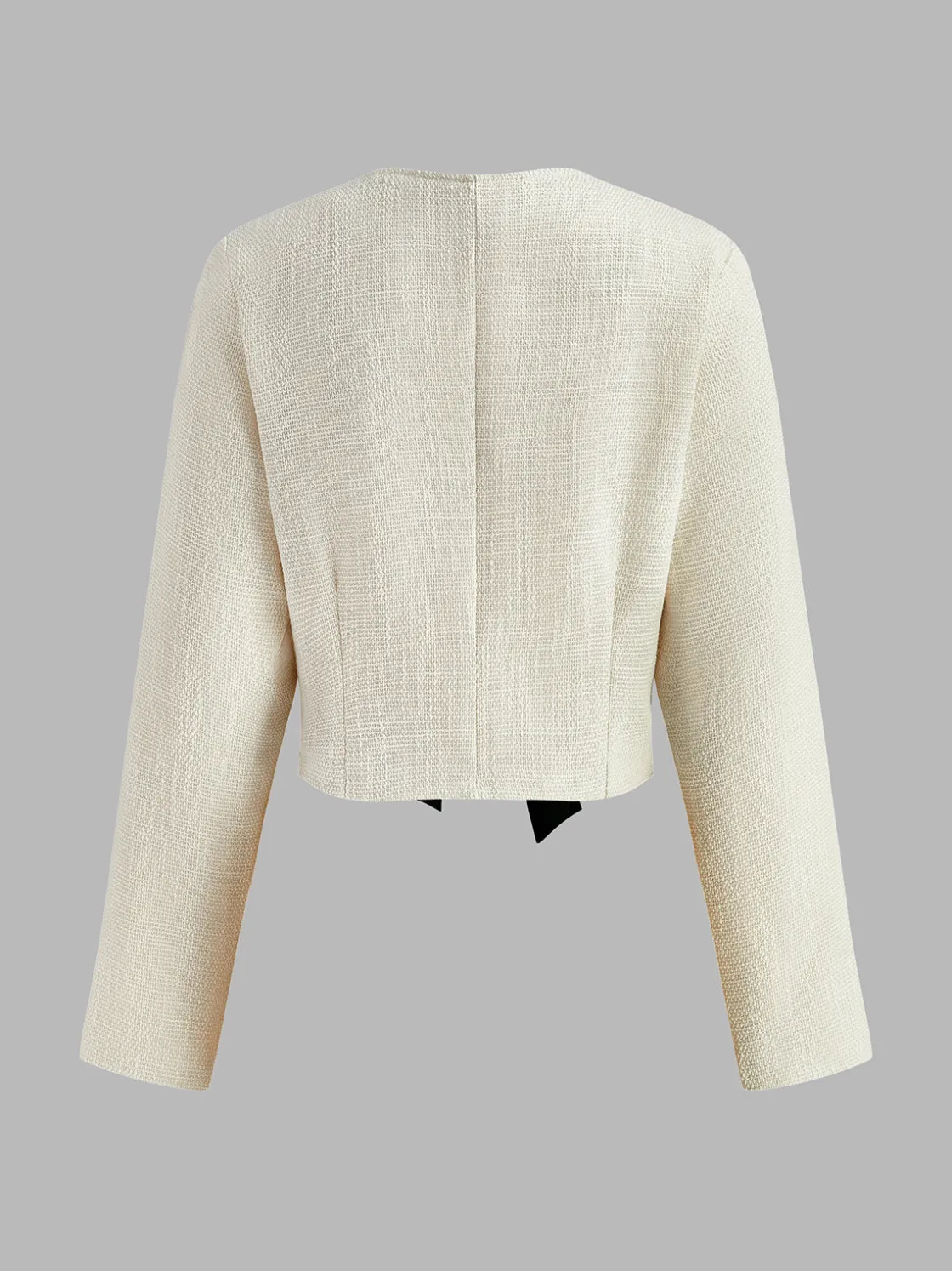 COMMENSE Bow Decor Short Blazer* Outerwear|Blazers