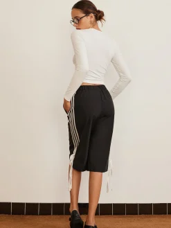 COMMENSE Bow Detail Plain T-Shirt* T-shirts|Tops