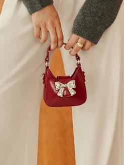 COMMENSE Bow Flap Mini Tote Bag* Bags|Accessories