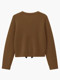 COMMENSE Bow Ribbed Warm Sweater* Sweater Tops|Sweaters & Cardigans
