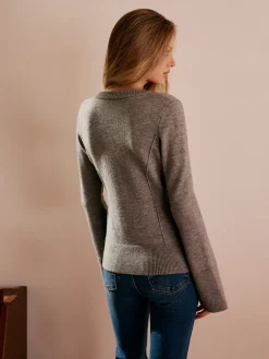 COMMENSE Breasted Bell Sleeve Slim Cardigan* Cardigans|Sweaters & Cardigans