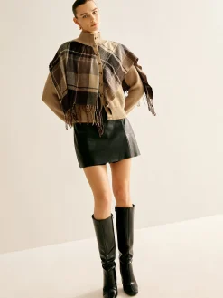 COMMENSE Breasted Tassel Knit Shawl Outerwear* Sweater Tops|Outerwear