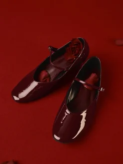 COMMENSE Buckle Strap Ballet Flats* Shoes|Accessories