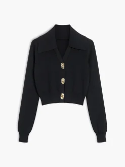 COMMENSE Buckle Up Long Sleeve Knit Top* Sweater Tops|Sweaters & Cardigans