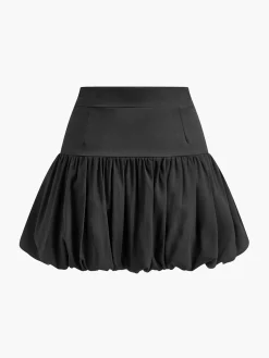 COMMENSE Bud Waist Pleated Panel Mini Skirt* Skirts|Bottoms