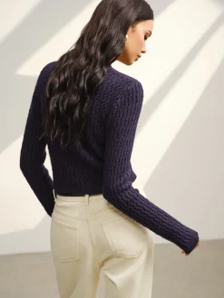 COMMENSE Button Down Petite Cardigan* Knitwear|Tops