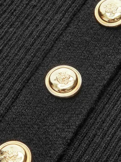 COMMENSE Button Down Skinny Knit Top* Sweater Tops|Sweaters & Cardigans