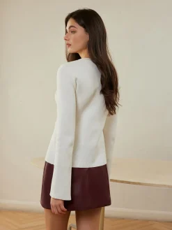 COMMENSE Button Down Slim Cardigan* Cardigans|Sweaters & Cardigans