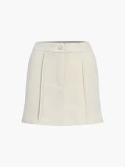 COMMENSE Button Front Halter Neck Backless Vest Blazer With Skirt Set* Skirt Sets|Long Sleeve Sets