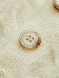 COMMENSE Cable Sweater With Button Scarf* Sweater Tops|Sweaters & Cardigans