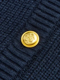 COMMENSE Cable-Knit Button Panel Cardigan* Cardigans|Sweaters & Cardigans