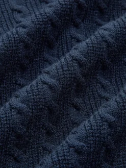 COMMENSE Cable-Knit Button Panel Cardigan* Cardigans|Sweaters & Cardigans