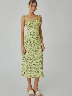 COMMENSE Cami Floral Bohemian Vacation Midi Dress* Casual Dresses|Floral Dresses