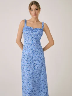 COMMENSE Cami Floral Bohemian Vacation Midi Dress* Casual Dresses|Floral Dresses