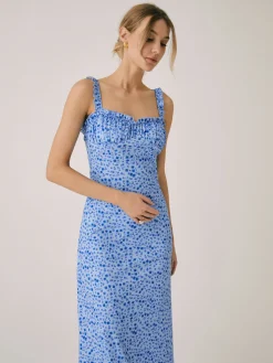 COMMENSE Cami Floral Bohemian Vacation Midi Dress* Casual Dresses|Floral Dresses